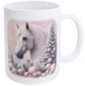 Кружка "Новогодняя лошадь" 350мл MFK20589