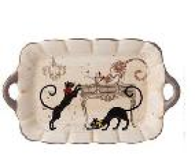 "ПАРИЖСКИЕ КОТЫ" БЛЮДО 23,5*14*2,5СМ 358-1741
