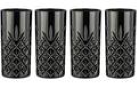 НАБОР СТАКАНОВ 4ШТ."TIMELESS" ЧЕРНЫЙ ОНИКС 295МЛ  1/4