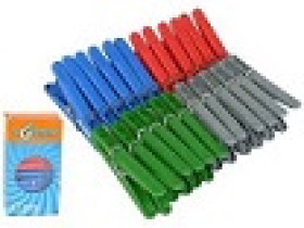 Прищепки пластиковые "DOLPHIN" (24 шт.)