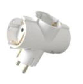 Тройник евро с заземлением ТС.3-3з т3з