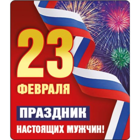 Магнит виниловый 23 февраля