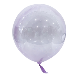 Воздушный шар 4690296068141 Y 18" Шар-сфера Bubble Purple 1шт