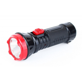 Фонарь Ultraflash LED 3858 1 LED 100лм аккумуляторный, 2 режима, черный, зарядка 220В