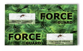 Пластины от комаров зеленые без запаха FOPCE guard/200