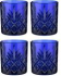 НАБОР СТАКАНОВ 4ШТ."TIMELESS" ЛАЗУРИТ 210МЛ  1/4