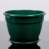 Антик, D32, 10,0 л ,малахит с поддоном  цветочный горшок
