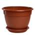 Антик, D36, 16,6 л ,терракот с поддоном  цветочный горшок