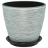 РС152 Бутон ЛОФТ СЕРЫЙ горшок №1 (d=12см) (0,9л)